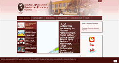 Desktop Screenshot of bibliotekaznin.pl